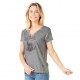 T-shirt femme Von Dutch Hell Gris Anthracite