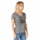 T-shirt femme Von Dutch Hell Gris Anthracite