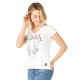 T-shirt femme Von Dutch Miami Blanc