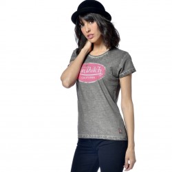 T-shirt femme Von Dutch Rona Gris Foncé