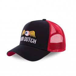 Casquette baseball Von Dutch Colors Noir et Rouge
