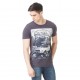 T-shirt Homme Von Dutch Mc Mustang Imprimé Gris fonce
