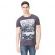 T-shirt Homme Von Dutch Mc Mustang Imprimé Gris fonce