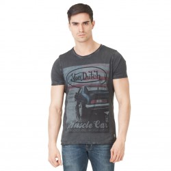 T-shirt Homme Von Dutch Shelby Imprimé Noir