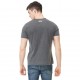 T-shirt Col V Homme Von Dutch Club Imprimé Gris