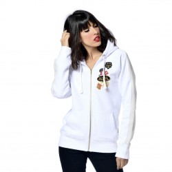 Sweat Femme Von Dutch Haley Badges Blanc