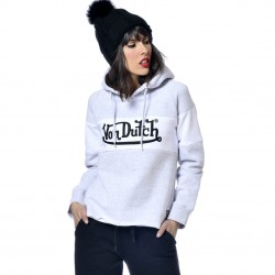 Sweat Femme Von Dutch Naomi Logo Blanc