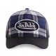 Casquette baseball avec filet Scotland Blanc et Noir