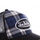 Casquette baseball avec filet Scotland Blanc et Noir