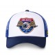 Casquette baseball avec filet High Blanc et Bleu