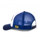 Casquette baseball avec filet High Blanc et Bleu