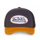 Casquette homme baseball Von Dutch Col Gris et Orange