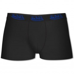 Boxer coton homme VONDUTCH Noir Logo Bleu