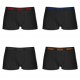 Lot de 4 boxers homme VONDUTCH Noir Logo coloré
