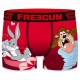 Boxer homme Freegun Looney Tunes Bunny et Taz Rouge