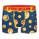 Boxer homme Emotik Vie Jaune et Rouge