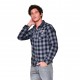 Chemise manches longues à carreaux homme Wall