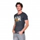 T-shirt col rond homme Burning Skull