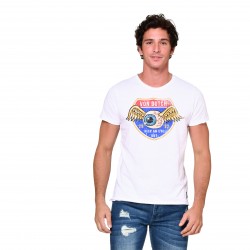 T-shirt col V homme Keep an Eye Out