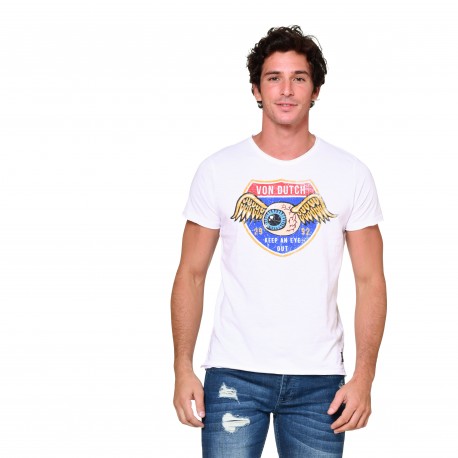 T-shirt col V homme Keep an Eye Out