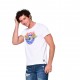 T-shirt col V homme Keep an Eye Out