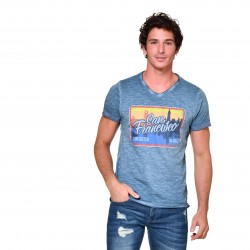 T-shirt col V homme San Francisco
