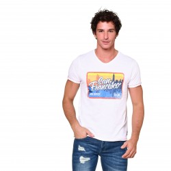 T-shirt col V homme San Francisco