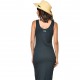 Robe longue col échancré Jess