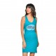 Robe courte col échancré et strass Ysis