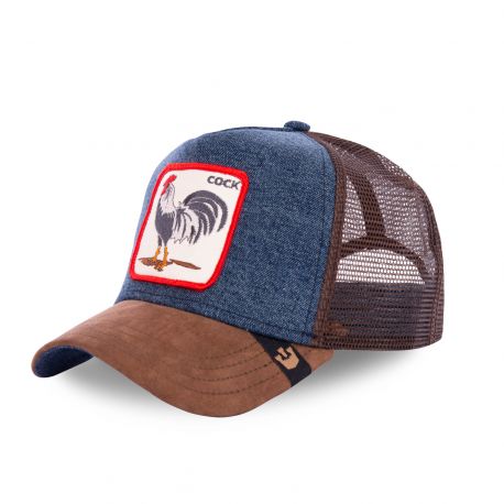 Casquette Baseball Goorin Bros Cock Jean's Bleu et Camel