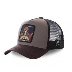 Casquette filet Albator Captain Marron