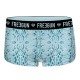 Shorty fille imprimé Piton Bleu