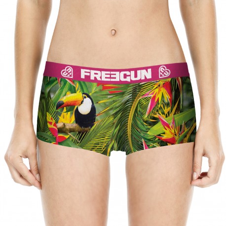 Shorty fille Tropical