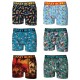 Lot De 6 Boxers Homme En Microfibre, Crazy Boxer