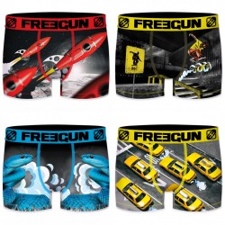 Lot de 4 boxers homme Freegun G5