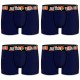 Lot de 4 boxers homme Coton Bio Multicolore