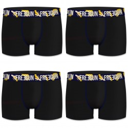 Lot de 4 boxers garçon Coton Bio Noir