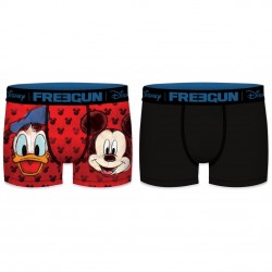 Lot de 2 Boxers homme Disney Donald & Mickey Faces