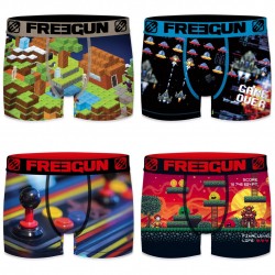 Lot de 4 boxers homme Retro Gaming G8