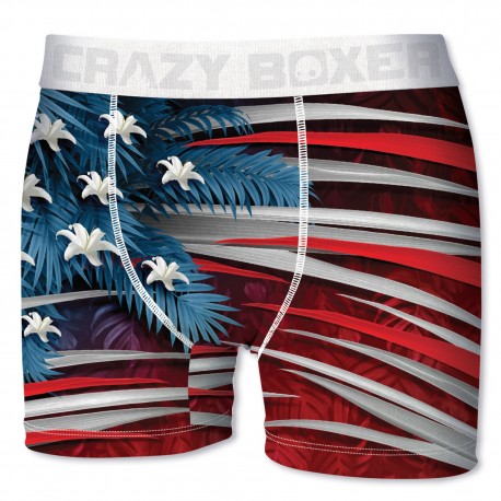 Boxer Homme Flower Flag CRAZY BOXER