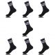 Lot de 7 paires de chaussettes tennis homme Freegun Noir