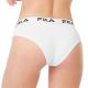 Lot de 3 Culottes femme coton Fila 6064 Noir et Blanc