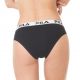 Lot de 3 Culottes femme coton Fila 6064 Noir et Blanc