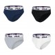 Lot de 4 slips coton homme Fila FU5015