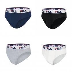 Lot de 4 slips coton homme Fila FU5015