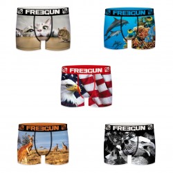 Lot de 5 Boxers homme Freegun