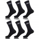  	 Lot de 6 Paires de Chaussettes Tennis Homme - UMB/1/TENX6/N 