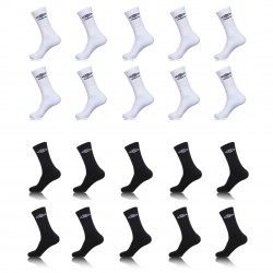 Lot de 20 Paires de Chaussettes Assorti - UMB/1/TENX20/NB
