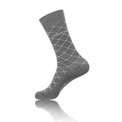 Chaussettes Homme Fantaisie Grises Claires CERRUTI