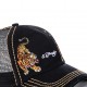 Casquette Baseball homme filet ED Hardy Twins Tiger Noir